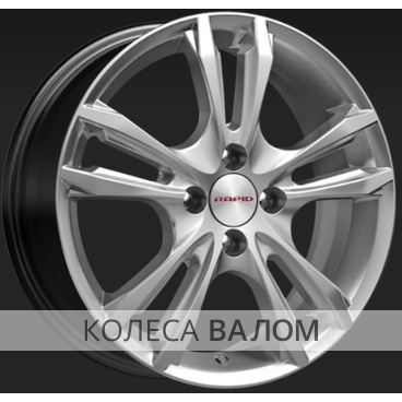 RAPID Samara -оригинал 6x16 4x100 ET50 60.1 Алмаз черный (КС866)