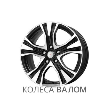 K&K KC673 7x17 5х112 ET43 57.1 алмаз черный VW Tiguan