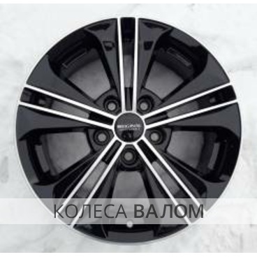 Khomen Wheels KHW1603 (Creta/Seltos) 6x16 5x114.3 ET43 67.1 Black-FP