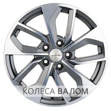 Khomen Wheels KHW1703 (ZV17_Tiguan) 7x17 5х112 ET43 57.1 F-Gray