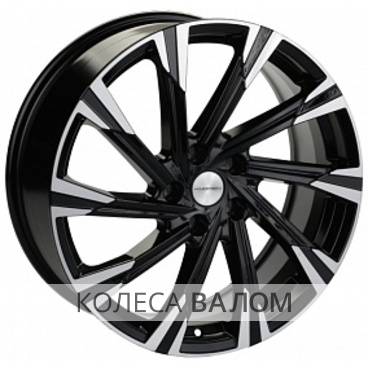 Khomen Wheels KHW1901 (Mazda CX-5/CX-8) 7.5x19 5x114.3 ET45 67.1 Black-FP